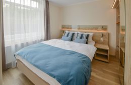 Doppelbett im Appartment Haaks Gat in Meyenburg & Gerds Höft