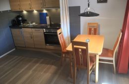 Ess & Kochbereich im Appartment Düenenblick - Meyenburg